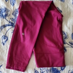 lululemon athletica Magenta/Pink Leggings